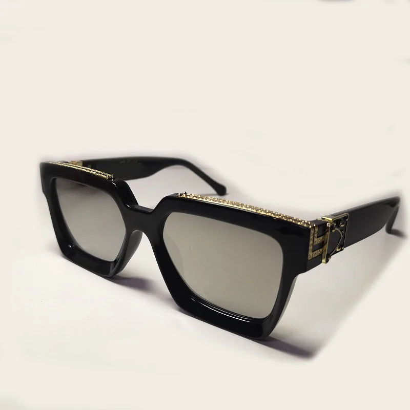 96BLACK Reflective Pawes Новые Летние Стильные Позолоченные верхние очки Ретро Мужские Солнцезащитные очки женские UV400 Солнцезащитные очки - Цвет линз: 96BLACK Reflective