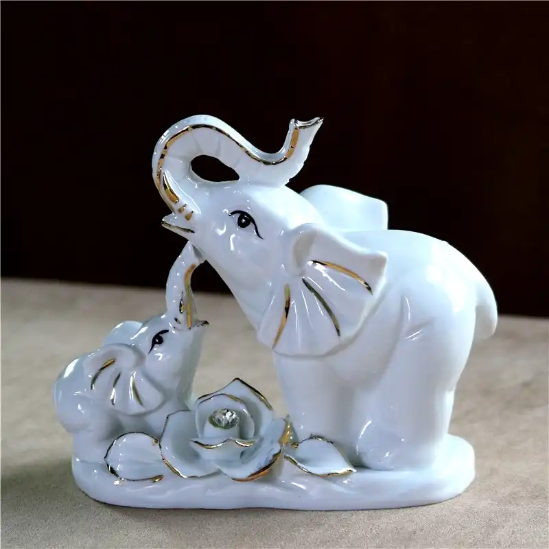 baby elephant ornament