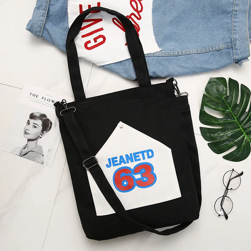 

Micro Canvas Bag Shoulder Women's Literature And Art New Style WOMEN'S Bag CHIC Bag South Korea Women's Oblique Bag Shopping Bag