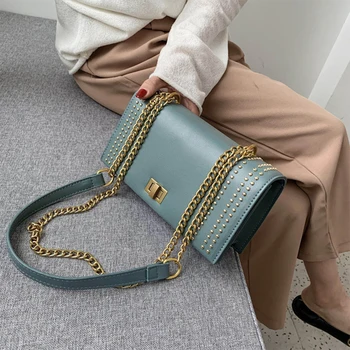 

Chain Small Bag Women Bag 2020 Popular New Wave Korean Version Wild Messenger Bag Fashion Shoulder Small Square Bag