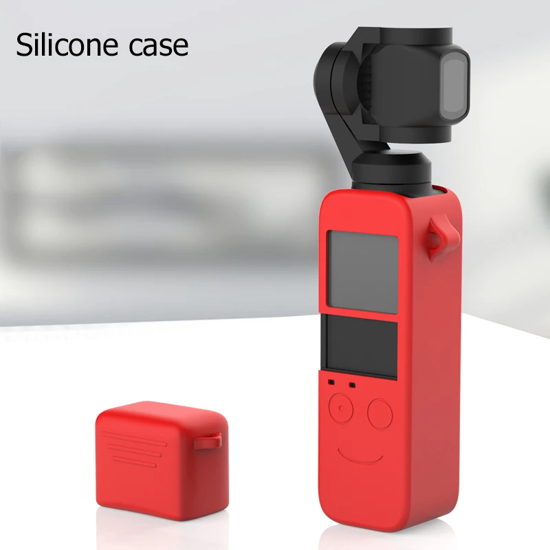 

For Osmo pocket Case Shockproof Cover For Osmo pocket Silicone Anti-fall Cases for Osmo pocket Protector Covers Coque Funda