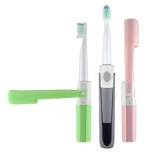 Портативная дорожная электрическая зубная щетка дорожная зубная щетка сменная батарея с IPX7 Водонепроницаемая зубная щетка C100