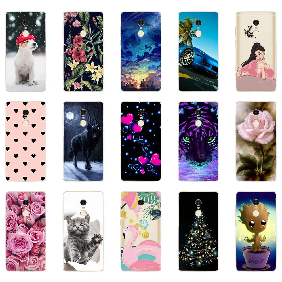 

For Xiaomi Redmi Note 4X Case Cover Soft Silicone Phone Redmi Note 4X Case For Xiaomi Redmi Note 4 Global Version Cases