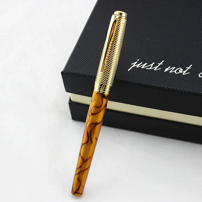 High Quality Financial Tip 1.0/0.5/0.38mm Fine Fountain Pen Ink Nib Gold Stainless Steel luxury metal | Канцтовары для офиса и
