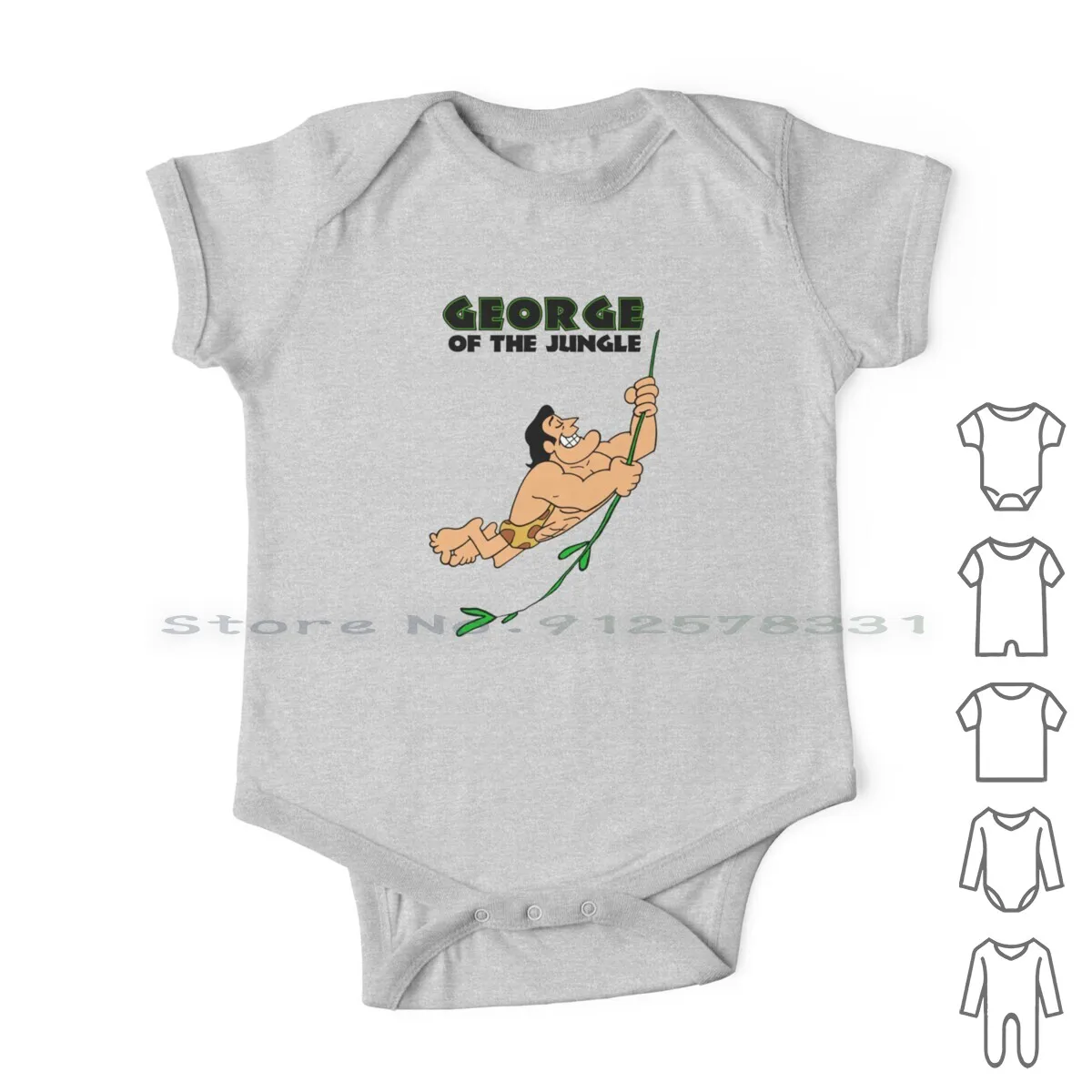 George Of The Jungle Vestiti Per Neonati Pagliaccetti Tute In Cotone George Of The Jungle Ape Man Cartoon Comic Book Animation