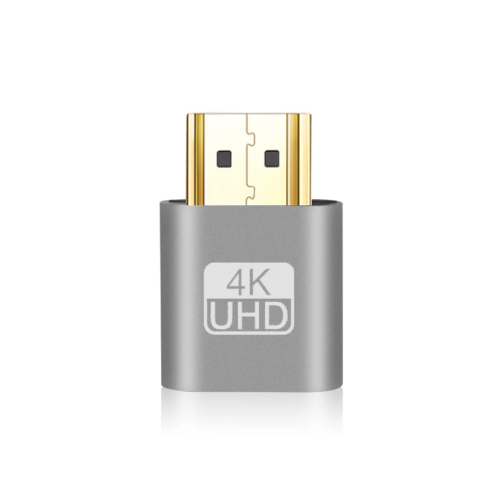 VGA HDMI-compatible Adapter 1pcs Virtual Display Dummy Plug Headless Emulator