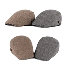 Adjustable Sport Beret Cap Men Vintage British Style Sunshade Peaked Hat Outdoor Running golf Hats
