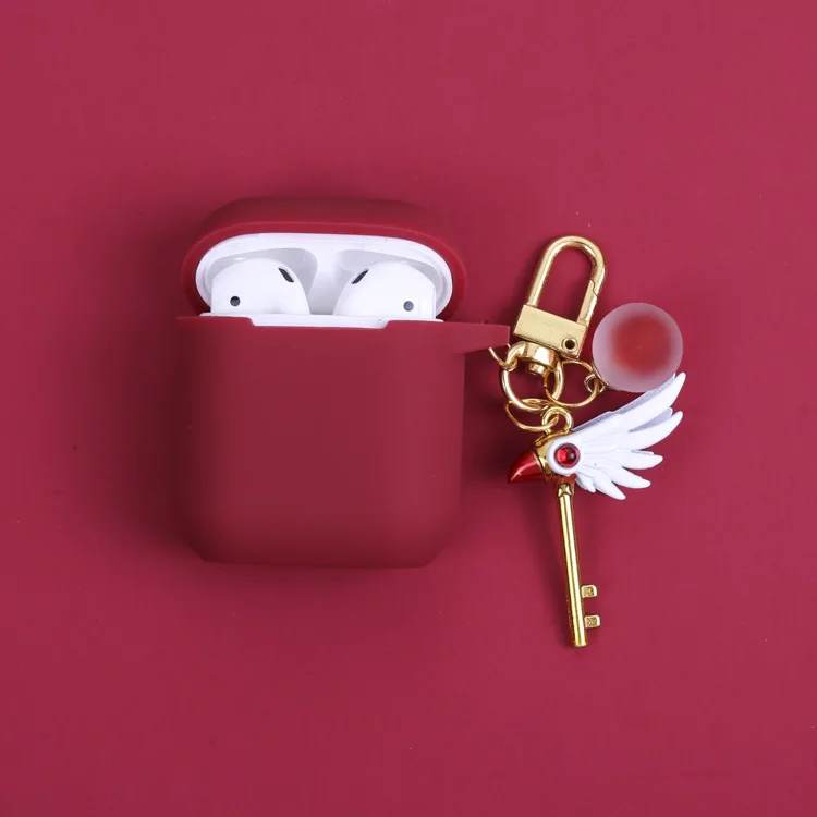 Волшебная палочка, защитный чехол для наушников Airpods 1/2, защитный рукав, милая Беспроводная bluetooth-гарнитура, силиконовая коробка, мягкий корпус