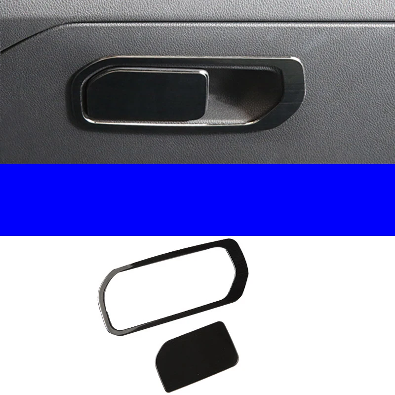 

Lsrtw2017 for Haval F7 F7x Car Glove Storage Box Switch Frame Stainless Steel Interior Mouldings Accessories 2019 2020