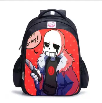 

16 Inch Undertale Backpack Boys Girls School Bags Daily Backpack Children Bookbag Shoulder Backpacks Gift Bag