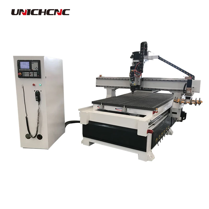 UNICHCNC ATC cnc маршрутизатор 1325 1530 с автоматическим инструментальным