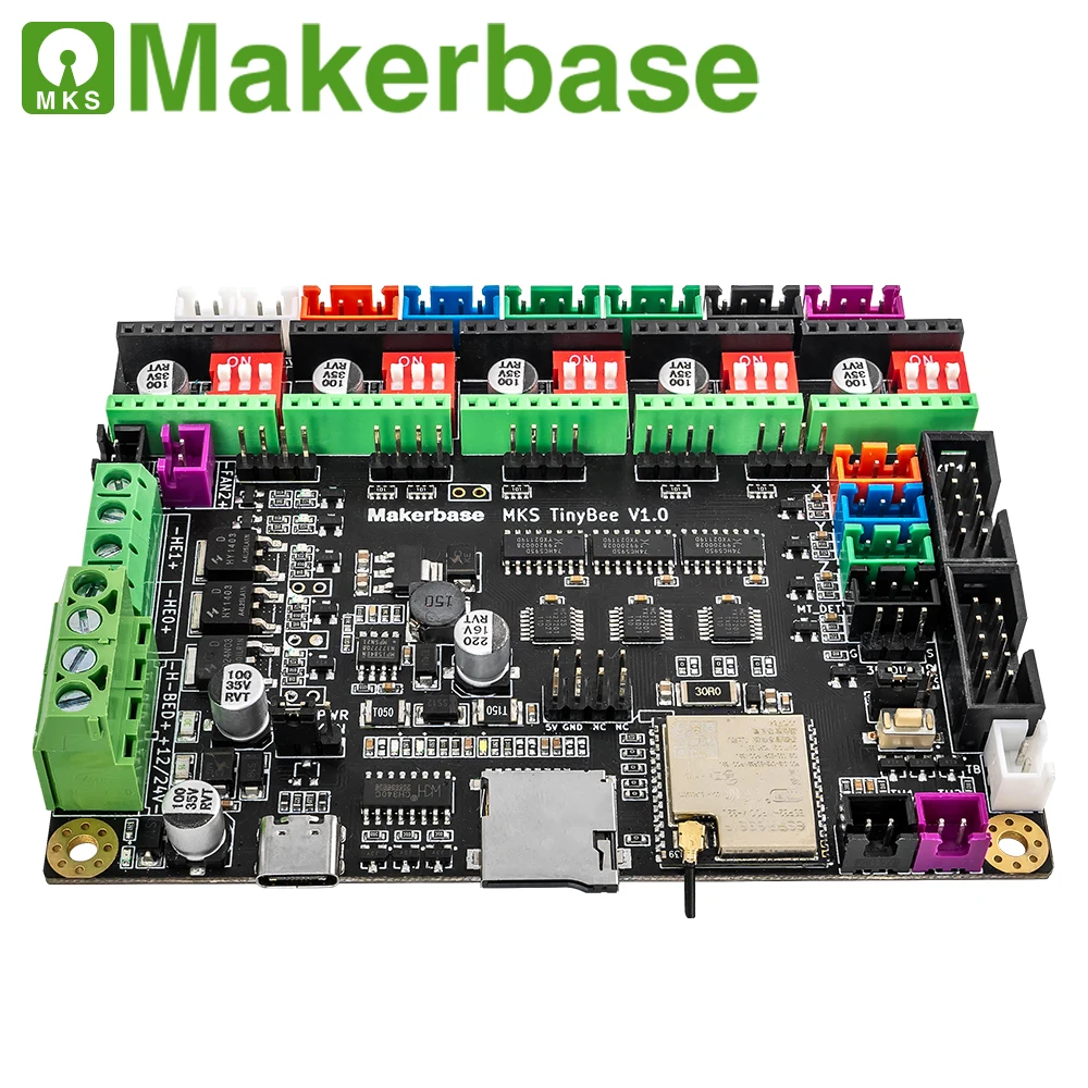 Makerbase-mks Tinybee Placa de Controle Impressora 3d Esp32 Mcu Tela Tft Função Wifi Controle wb Peças Impressora - Imagem 3