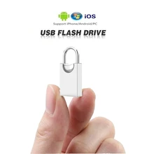 Супер мини-usb флэш-накопитель 64 ГБ 16 ГБ 8 ГБ металлический флеш-накопитель 128 ГБ 32 ГБ карта памяти Флешка накопитель флэш-диск индивидуальный логотип