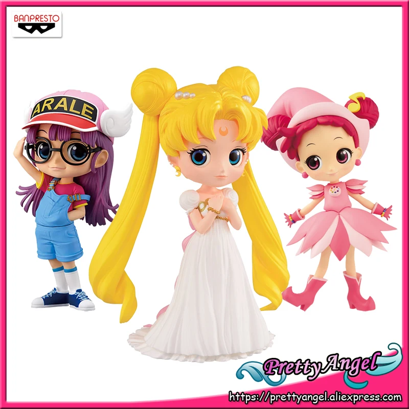 Красивый ангел-натуральная Banpresto Q Posket QPosket Сейлор Мун Arale Doremi Сакура фигурку