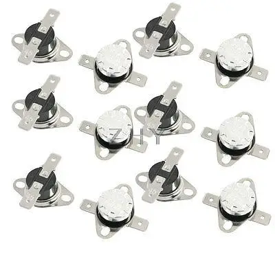

12Pcs Normal Close 45C Celsius Thermostat Temperatur Controlled Switch