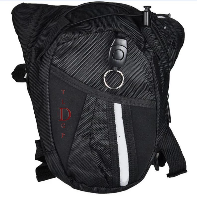 Оптовая продажа хит продаж черная Дорожная мотоциклетная сумка для ног езды на