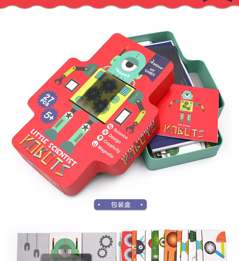 Mi Deer Grating Dyna mi c Магнитный робот пазл детский Магнитный пазл мозаика 4-5-6 лет