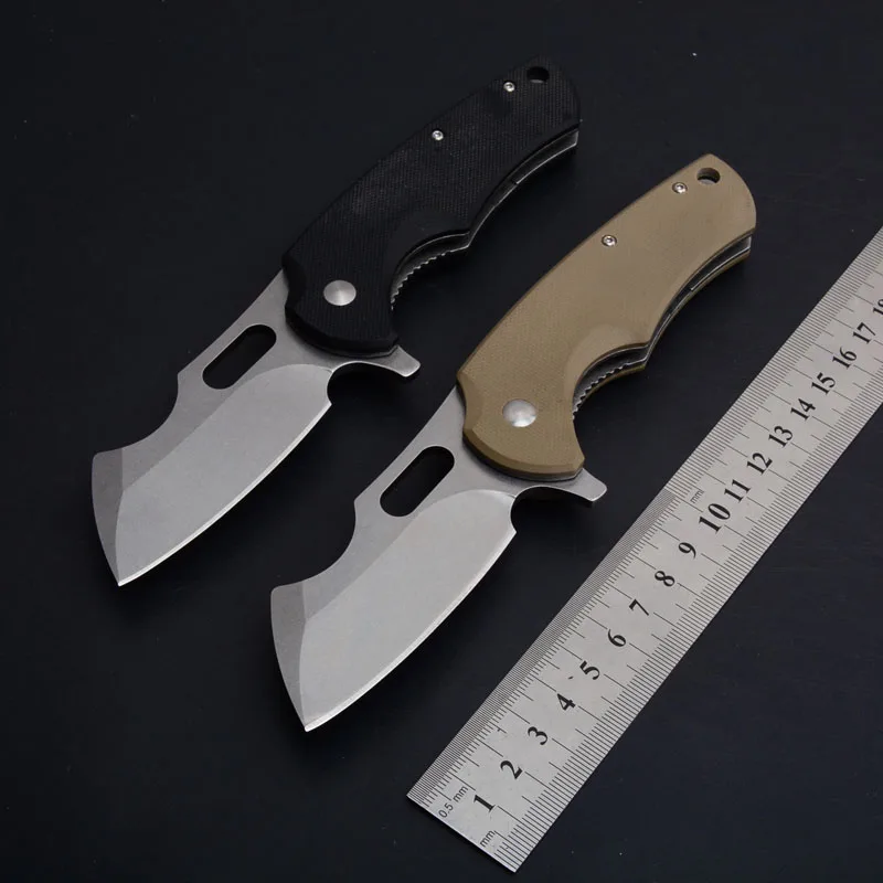 

New Arrival 8 cr15mov blade G10 handle camping survival folding pocket knife outdoor tools tactical hunting knives EDC tools