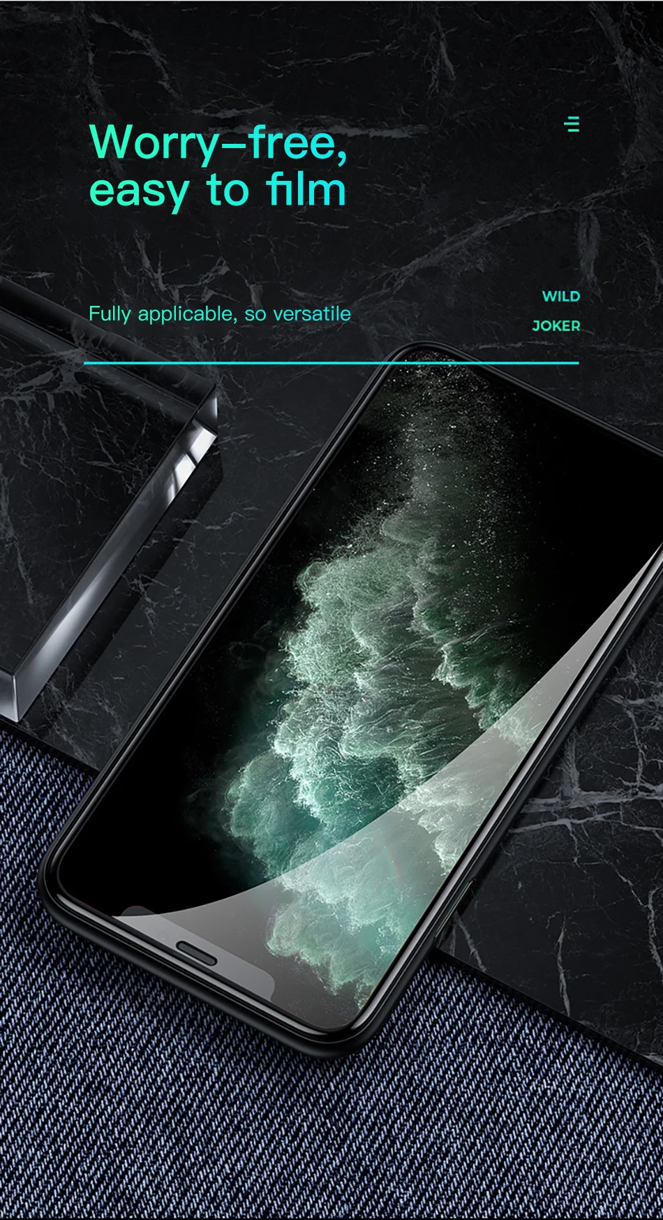 Benks AGC King Kong Glass XPRO 3D Full Cover Screen Protector Glass 0.3mm For iPhone 11 Pro MAX XR X XS Protective Tempered Film (15)