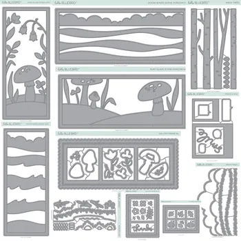 

NEW 2020 Metal Cutting Dies new background frame Stencils Scrapbooking Album Paper Decorative Craft