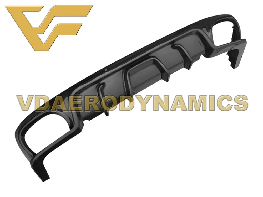 Подходит для 10-13 14-16 Porsche Panamera 970 VAD-V карбоновый задний диффузор для губ Бампер Комплект-3 вида стилей на выбор - Цвет: V-2-10-13
