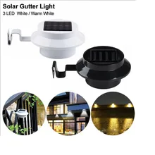 LED Solar Power Light Wall Lamp Waterproof Outdoor Solar 3 LED Garden Light Emergency Energy Saving Outdoor Garden Yard Lamps