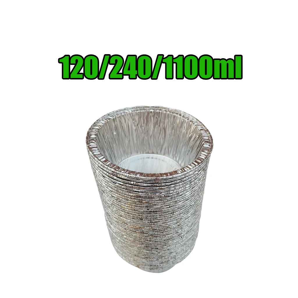 Deep Aluminum Foil Tin Pie Pans Disposable for Baking Roasting Recyclable