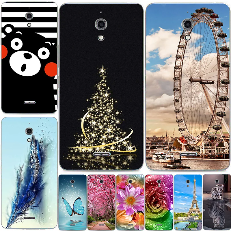 

Fashion Soft TPU Case For Alcatel One Touch Pixi 4 (6) 6.0 OT-8050D OT8050 8050D Case Print Back Cover Cartoon Patterned Shell