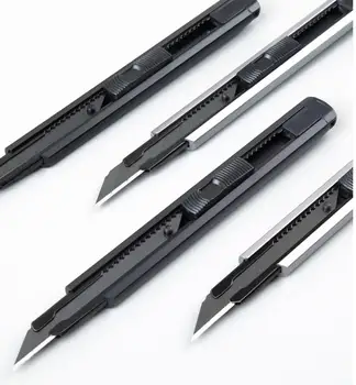 

fizz office knife Aluminum alloy Multifunctional shrunk paper cutter Bi paper utensils Student hand knife Cutting knife