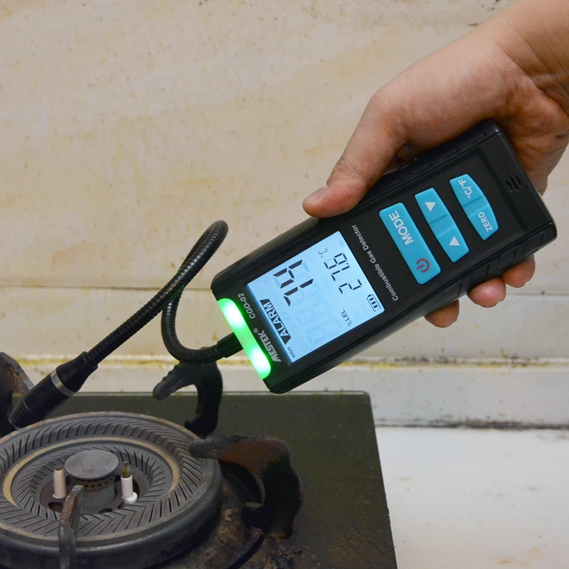 Монитор-детектор газа качества воздуха, умный датчик, ручной мини-анализатор горючих газов, утечки опасного газа CDG01/02