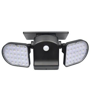 

56Led Double Head Rotating Solar Garden Light Outdoor Human Body Sensing Landscape Street Light Wall Lamp