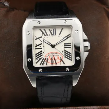 

luxury watch men Sants 40mm Cartil Automatic mechanical movement Watch stainless steel model watches AAA no battery 89