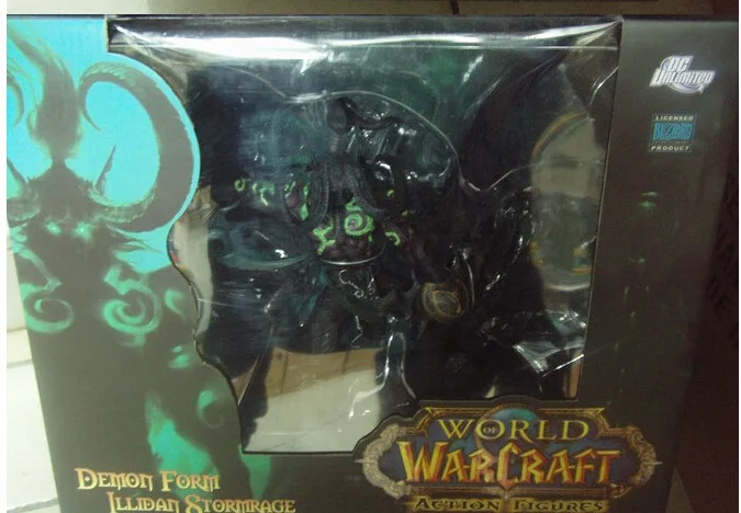 Gravity аниме World of Warcraft DC5 S Демон Форма Иллидан черный и белый с рисунком Гараж Комплект