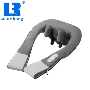 

LEK U Shape 3D Kneading Massage Electrical Shiatsu Neck Shoulder Massage Pillows Heaiting Massager Home Car