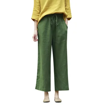 

KLV pants women pants брюки женские Fashion Women Summer Solid Casual Easy Sport Work Casual Loose Trouser Pants free shipping D