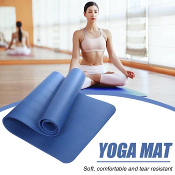 

Yoga Mat TPE Non-slip Gym Home 15mm Thickened Lose Weight Fitness Pad Carpet Workout Sports Pad Carpet Blanket