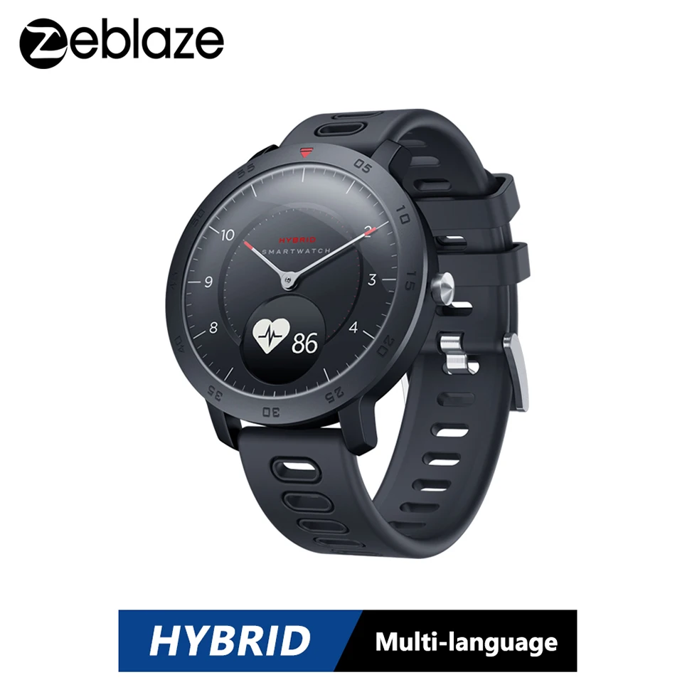 Zeblaze Hybrid Smartwatch Heart Rate Blood Pressure Monitor Smart Watch Exercise Tracking Sleep Tracking Smart Notifications