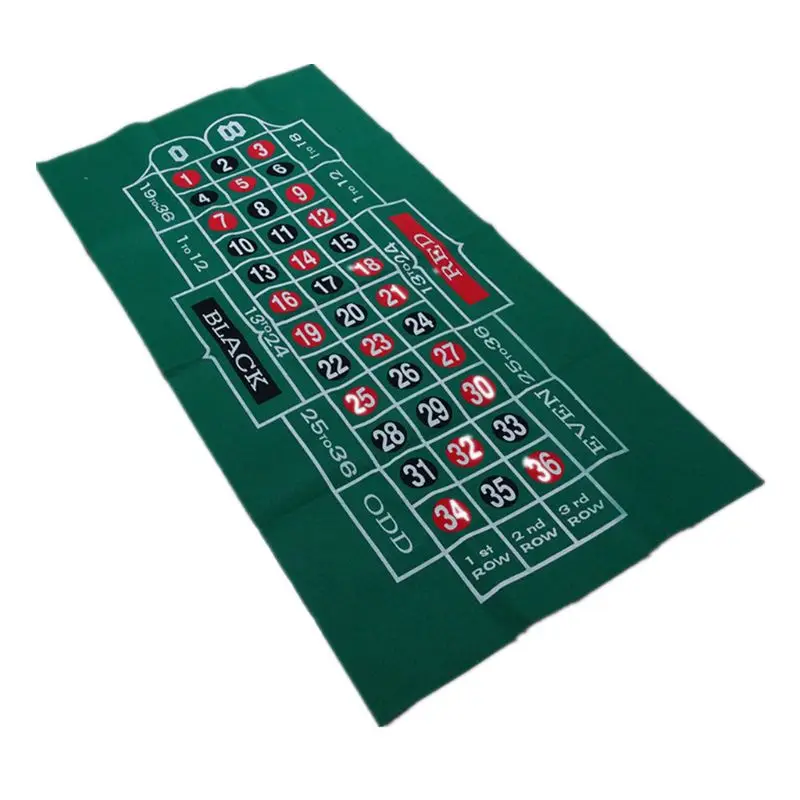 

Double-sided Game Tablecloth Russian Roulette & Blackjack Gambling Table Mat M7DC