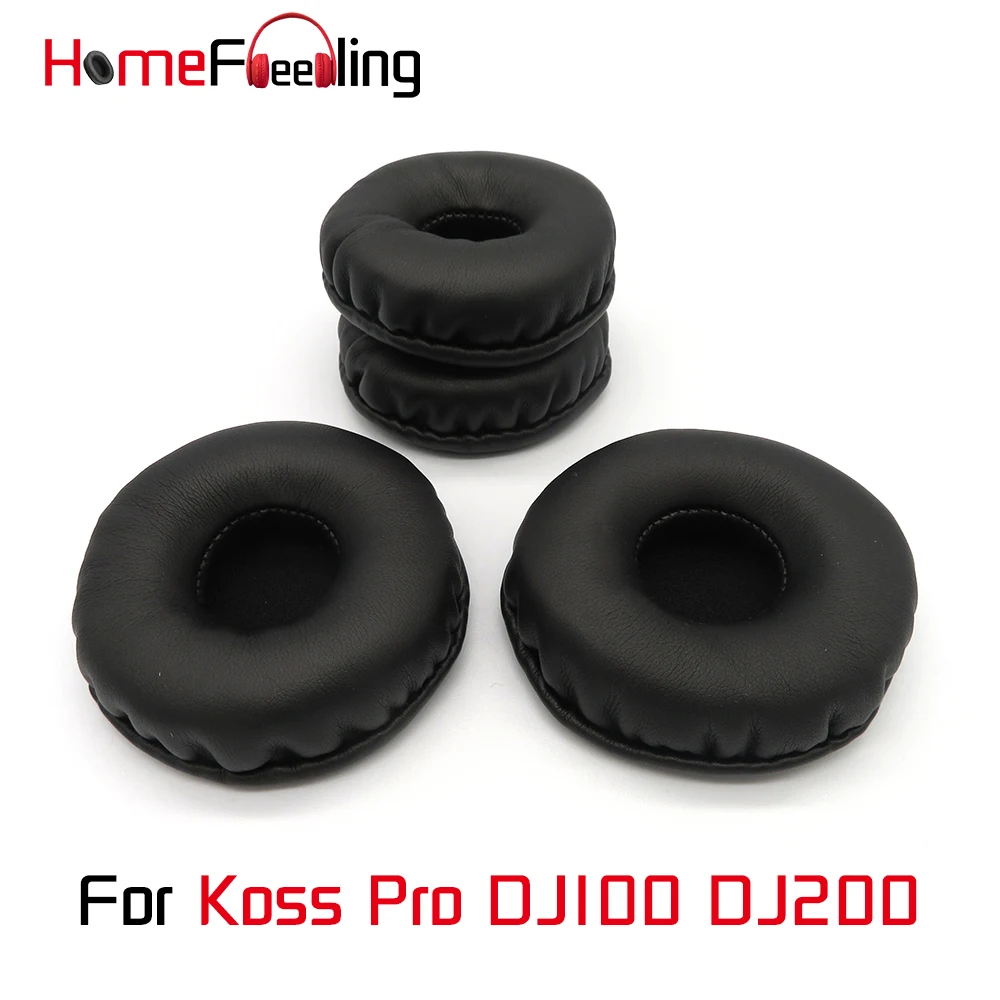 

Homefeeling Ear Pads For Koss Pro DJ100 DJ200 Earpads Round Universal Leahter Repalcement Parts Ear Cushions