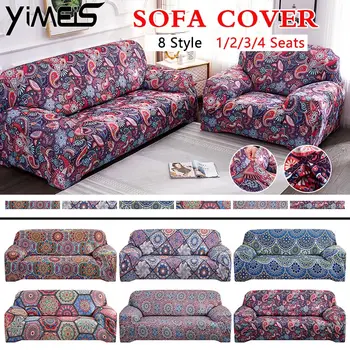 

Bohemia Slipcovers Sofa Cover Mandala Pattern Sofa covers sofa towel Living Room Furniture Protective Armchair couches sofa A2