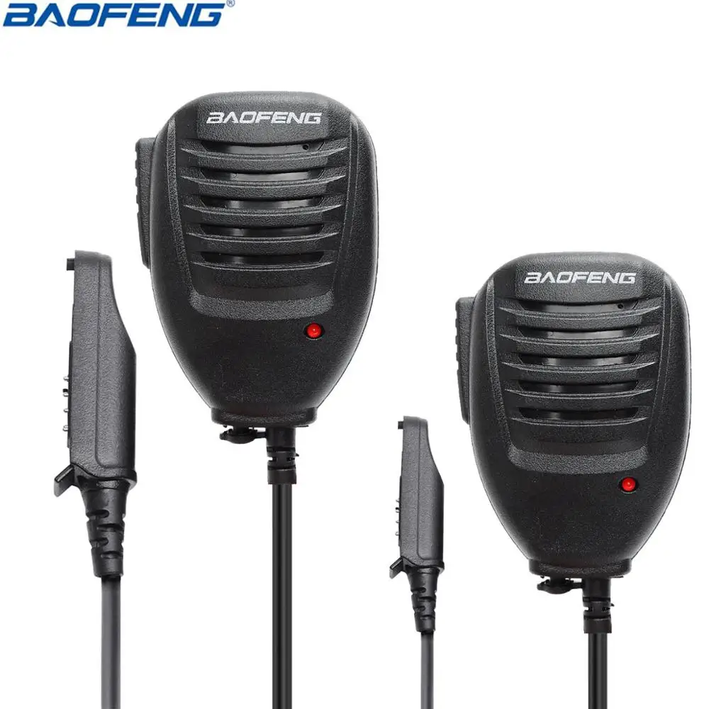 2 шт. Baofeng водонепроницаемый динамик микрофон для BaoFeng UV-9R Plus Pro UV-XR A-58 GT-3WP Ham