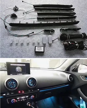

4PCS Car Door Panel Decor Trim Car Doors Interior LED Decorative Atmosphere Lights For A3 8v 2012-18