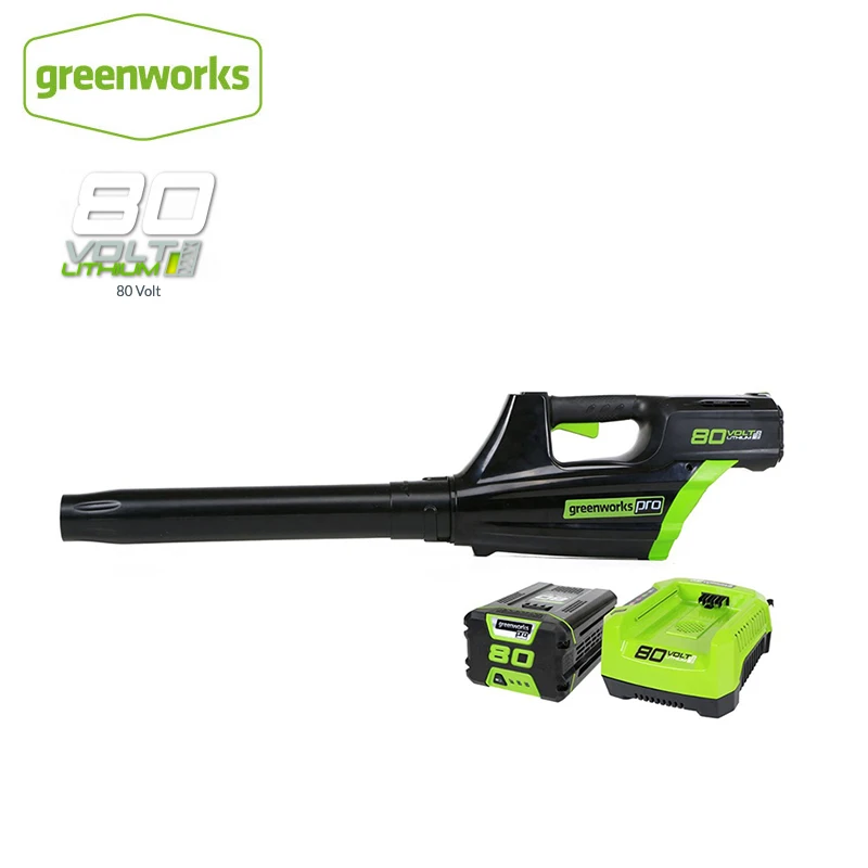 Greenworks литиевая батарея беспроводной лист воздуходувка 80 в 750 Вт Мощный