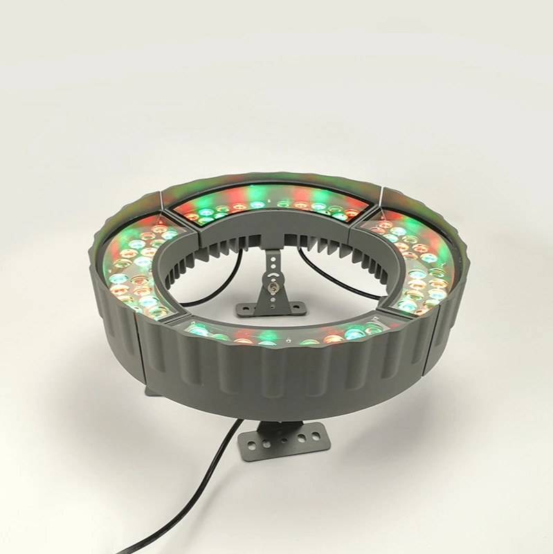 US $436.05 LED Tree Lamp Lighting Colorful Landscape Tree Light Ring Park Road Hoop Lamp Project Outdoor Waterproof DC24V 72W Super Bright
