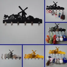 Импортные товары современные акриловые сильная оригинальная бутылка акриловые шесть крутых крючков высокого качества пробивные отверстия