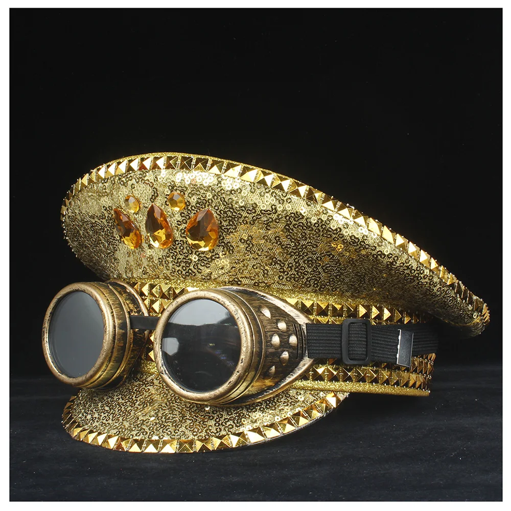 Аутентичный мужской и женский хлопковый шлем полиции с металлическими классами