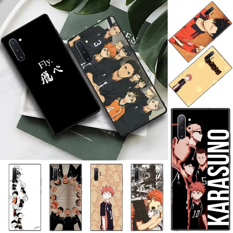 

Anime Haikyuu Fly Phone Case For Samsung S6 S7 edge S8 S9 S10 e plus A10 A50 A70 note8 J7 2017