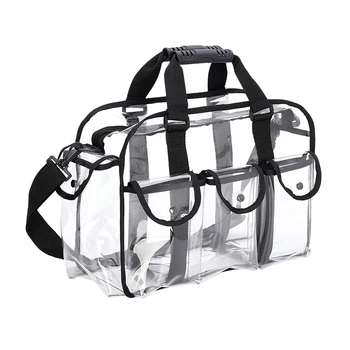 

Clear Travel Makeup Bag Shoulder Strap Adjustable for Women Men, Travel, Beach
