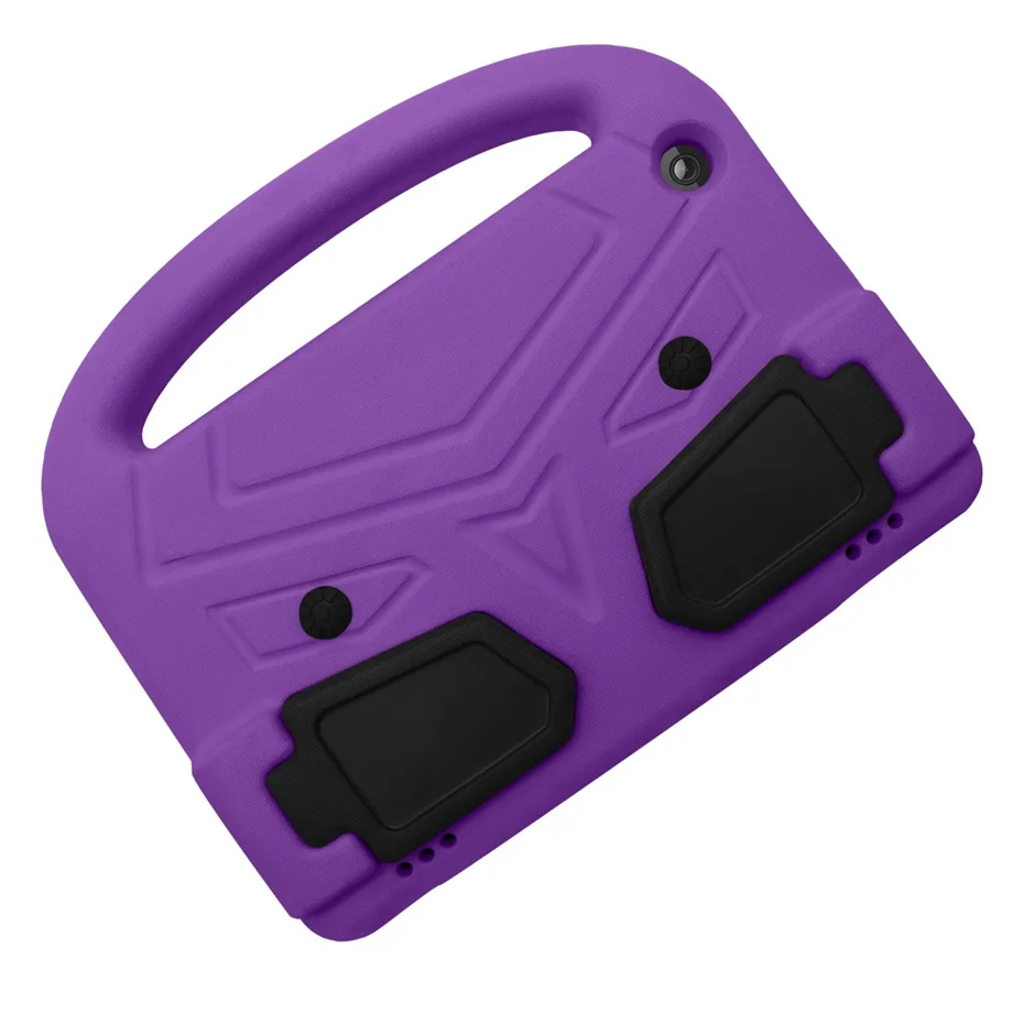 Для Amazon Kindle Fire HD 8 чехол для детского планшета противоударный EVA Ручной Чехол-подставка для Kindle Fire HD8 - Цвет: Фиолетовый