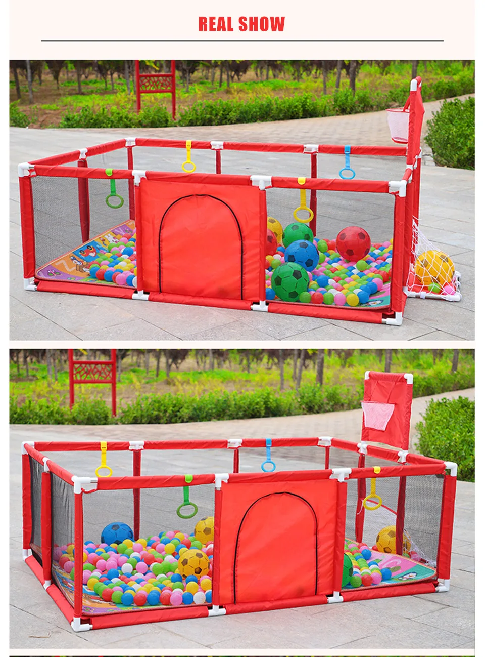 IMBABY Детский защитный барьер, детский манеж для бассейна, шарики для новорожденных, детский манеж для бассейна, детский манеж